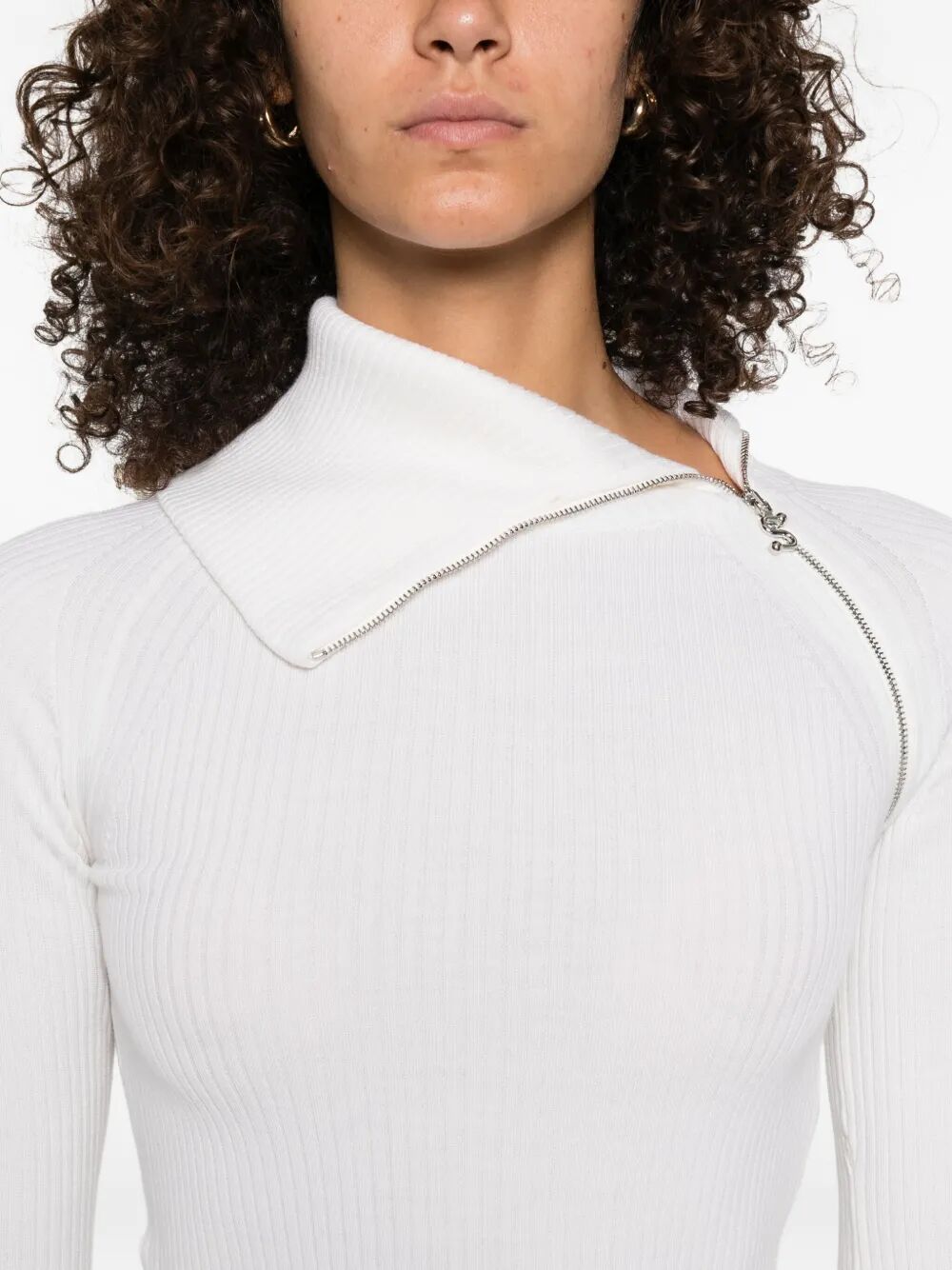 PINNA - HIGH-NECK JUMPER WITH ZIP MAX MARA SPORTMAX