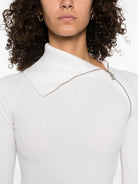 PINNA - HIGH-NECK JUMPER WITH ZIP MAX MARA SPORTMAX
