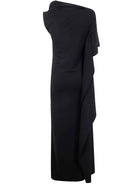 LONG ASYMETRICAL "NICCHIA" DRESS MAX MARA SPORTMAX