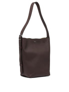 BORDEAUX COW LEATHER SHOULDER BAG Max Mara