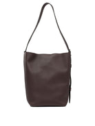 BORDEAUX COW LEATHER SHOULDER BAG Max Mara