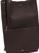 BORDEAUX COW LEATHER SHOULDER BAG Max Mara