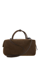 HOLDALLLSUEDE - LARGE NUBUCK LEATHER SATCHEL Max Mara