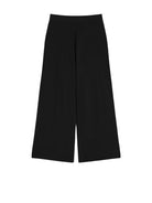 BLACK VISCOSE YARN TROUSERS WEEKEND MAX MARA BLACK XS