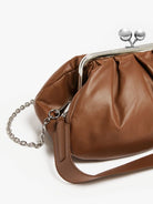 CUBICO - MEDIUM PASTRY BAG IN NAPPA LEATHER WEEKEND MAX MARA