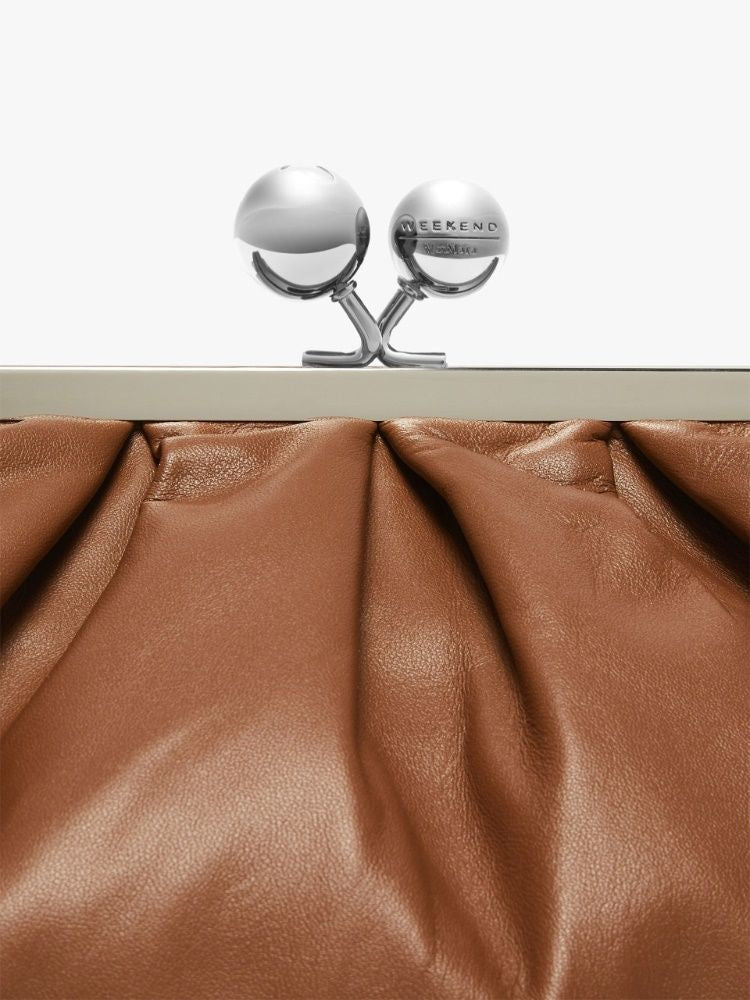 CUBICO - MEDIUM PASTRY BAG IN NAPPA LEATHER WEEKEND MAX MARA