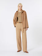 BLEU TROUSER CAMEL MAX MARA STUDIO
