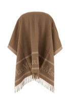 HILDESTD - JACQUARD WOOL PONCHO Max Mara
