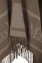 HILDESTD - JACQUARD WOOL PONCHO Max Mara