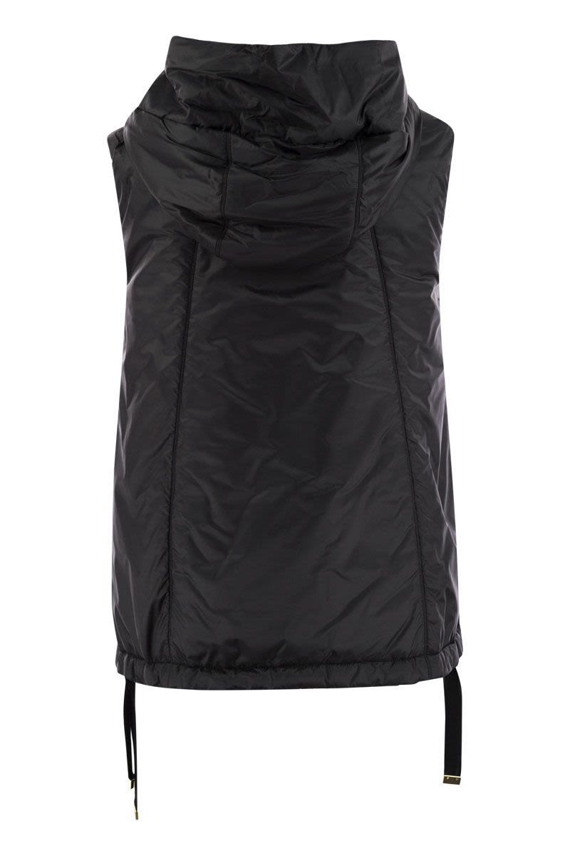 GREENGO - SLEEVELESS IN DRIP-PROOF TECHNICAL FABRIC MAX MARA THE CUBE