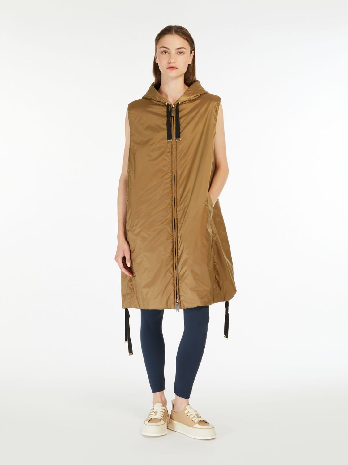 GREENGI - DRIP-PROOF CANVAS WAISTCOAT MAX MARA THE CUBE