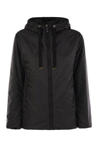 GREENH - DRIP-PROOF CANVAS TRAVEL JACKET MAX MARA THE CUBE BLACK 36
