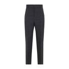 WOOL PANTS MOSCHINO COUTURE GREY 42