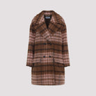 CHECK COAT MOSCHINO COUTURE