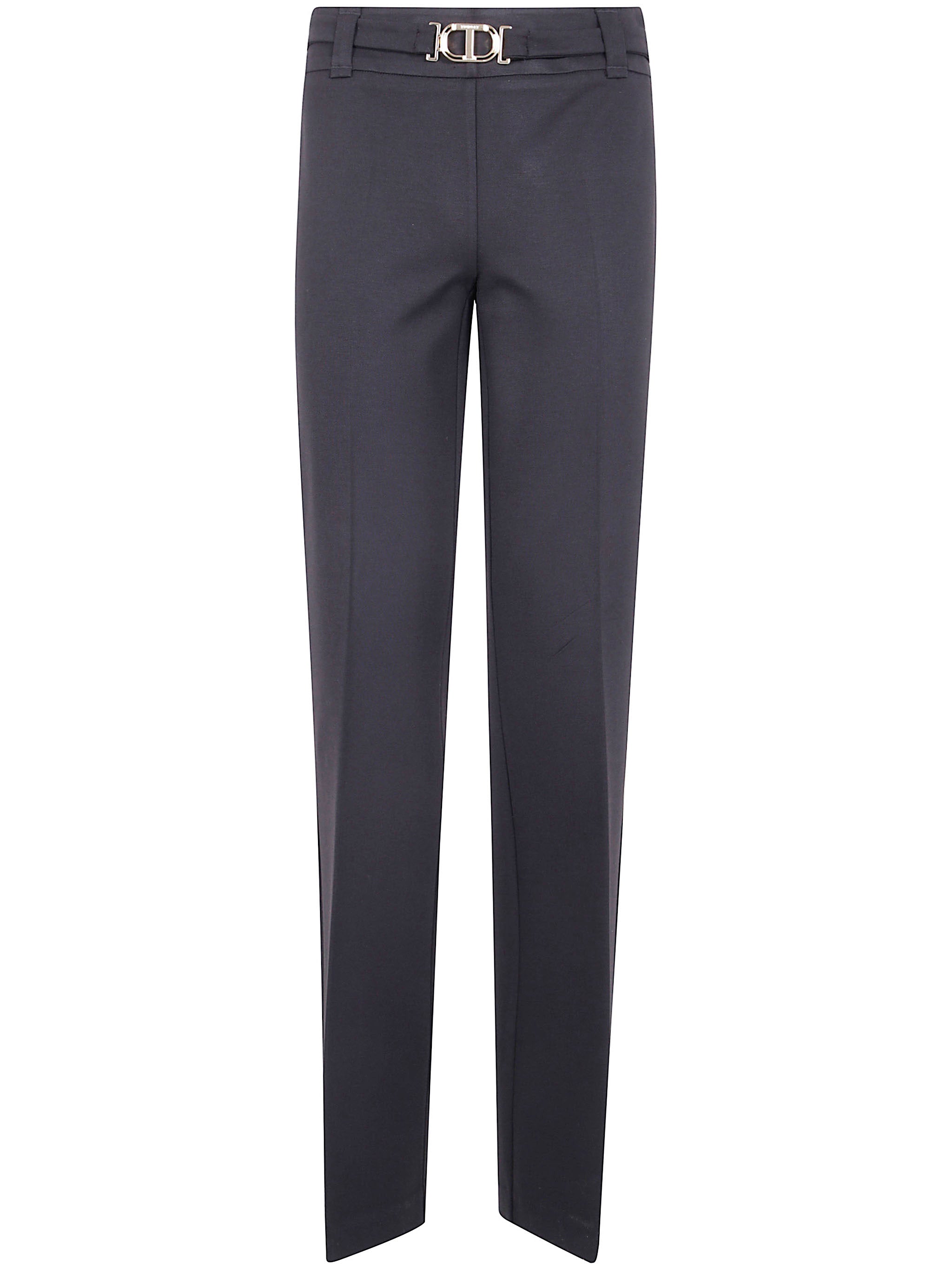 WIDE LEG TROUSERS Twin-Set BLACK 40