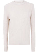 ROUND NECK SWEATER Twin-Set NUDE & NEUTRALS S