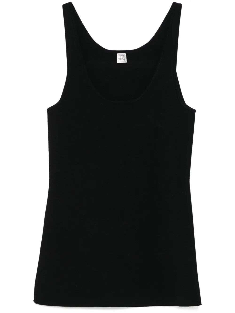 COMPACT KNIT TANK TOTEME BLACK XS