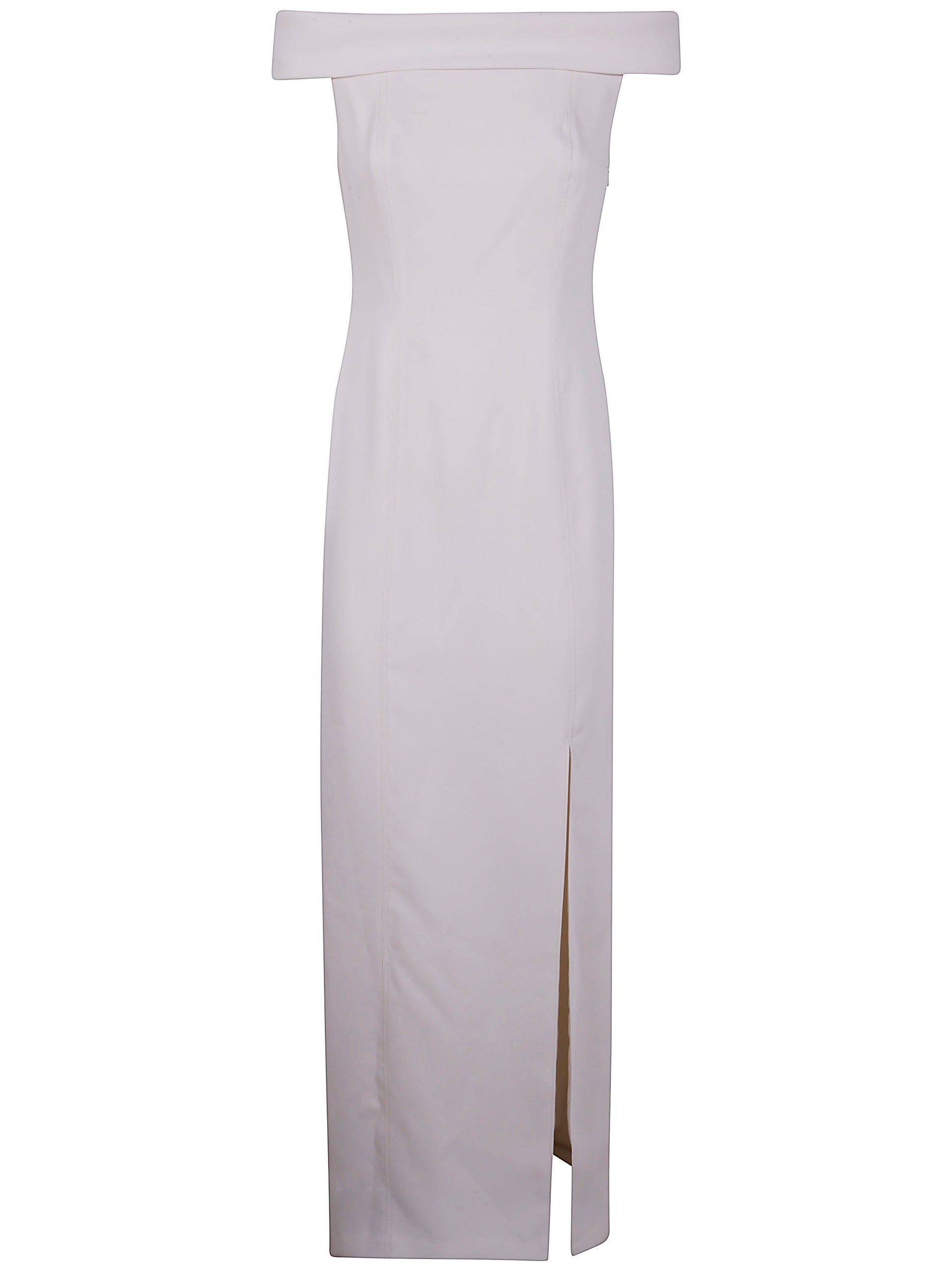 Ralph Lauren Off-Shoulder Side-Slit Dress