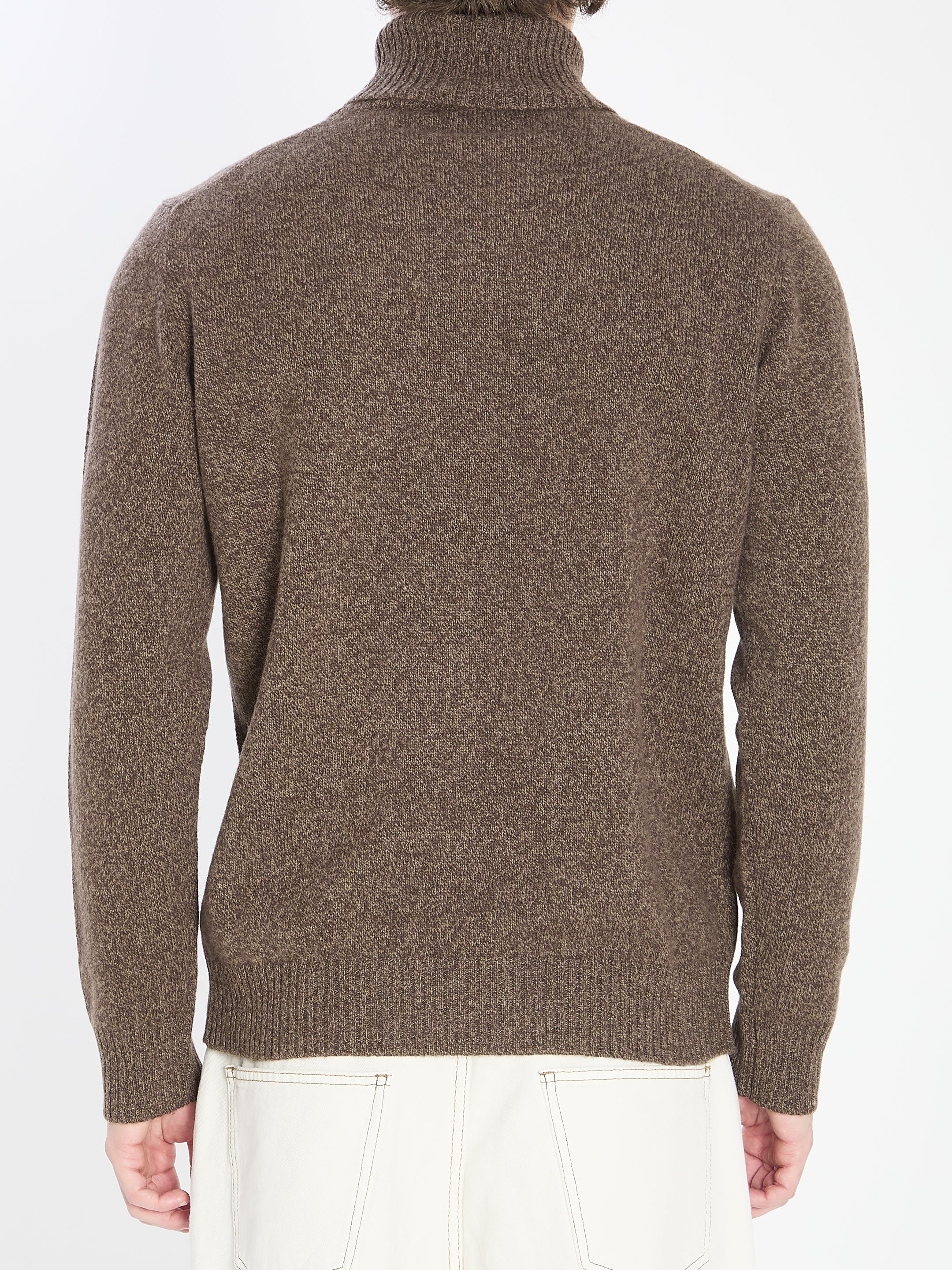 MOULINE TURTLENECK SWEATER Roberto Collina