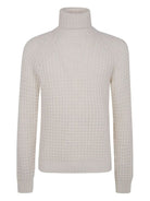 MILITARY STITCH LONG SLEEVES TURTLE NECK SWEATER Nuur