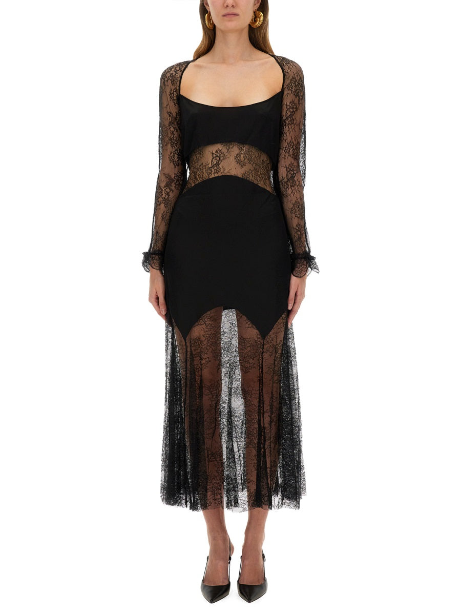 Nina Ricci LONG LACE DRESS Lord & Taylor Nina Ricci LONG LACE DRESS Lord & Taylor