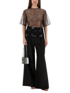 TRANSPARENT TOP WITH APPLICATIONS Paco Rabanne