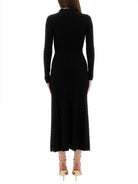LONG WOOL DRESS Paco Rabanne BLACK S