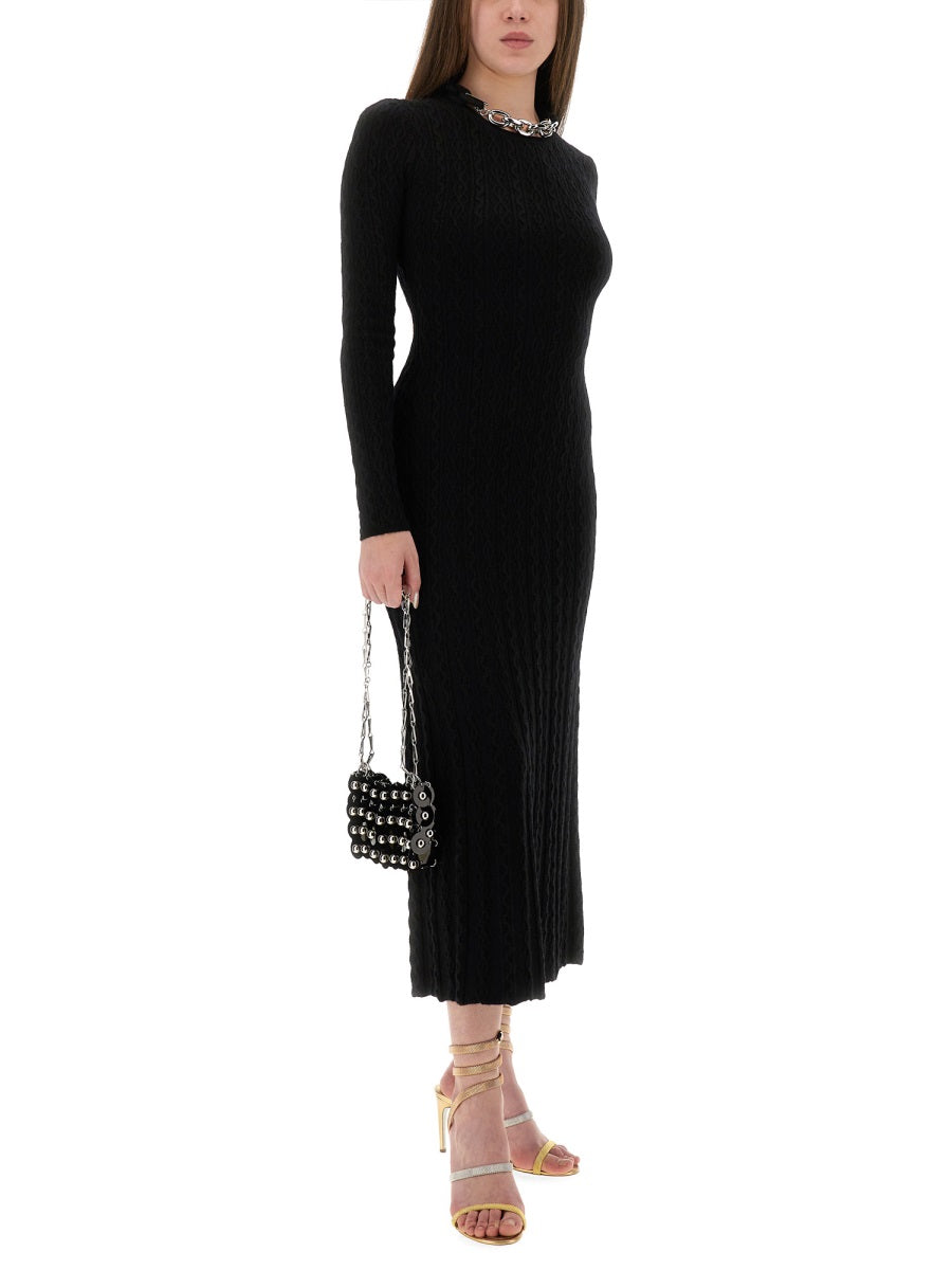 LONG WOOL DRESS Paco Rabanne
