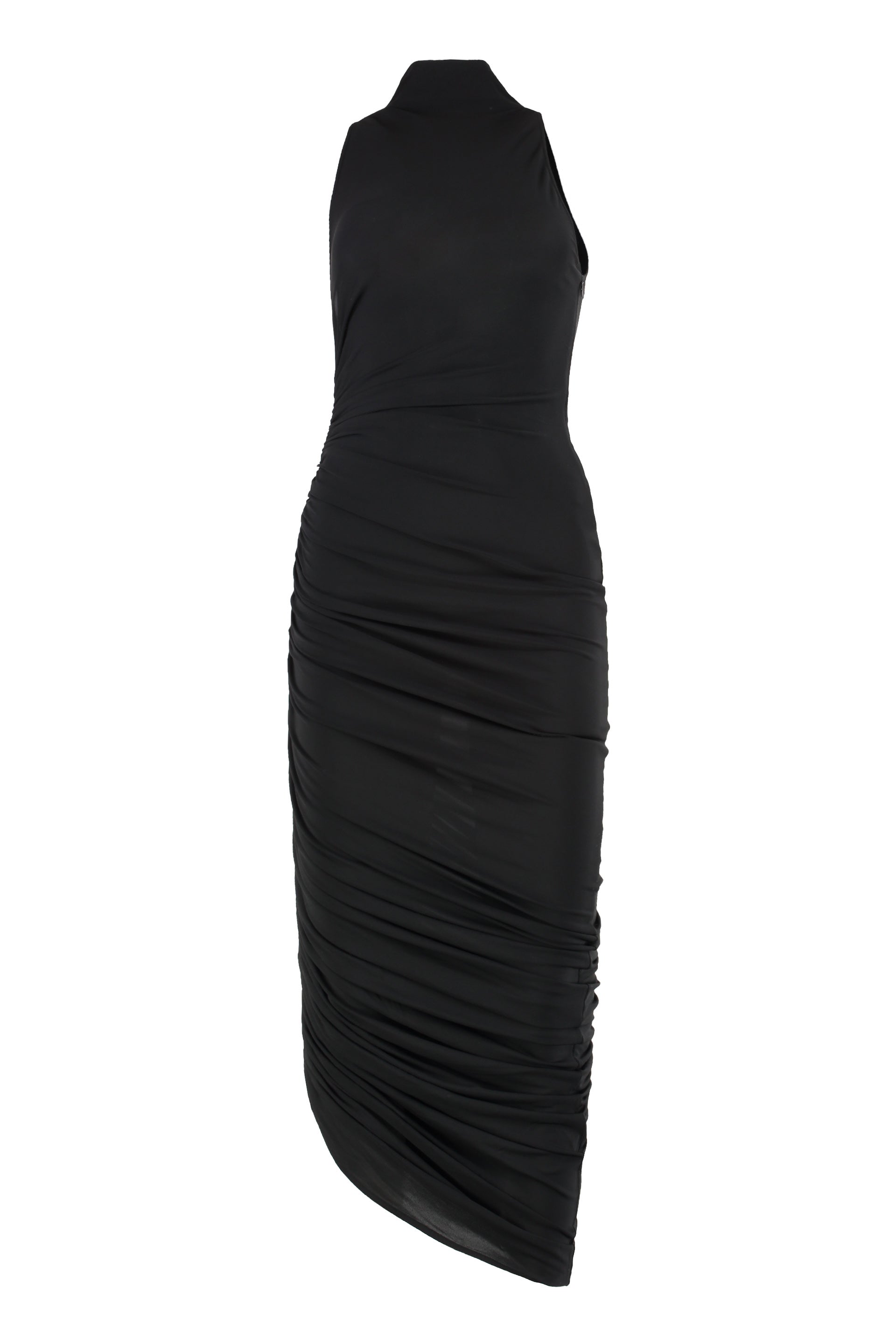 ASYMMETRICAL DRESS SQUARE - black / XS ASYMMETRICAL DRESS SQUARE - black / XS