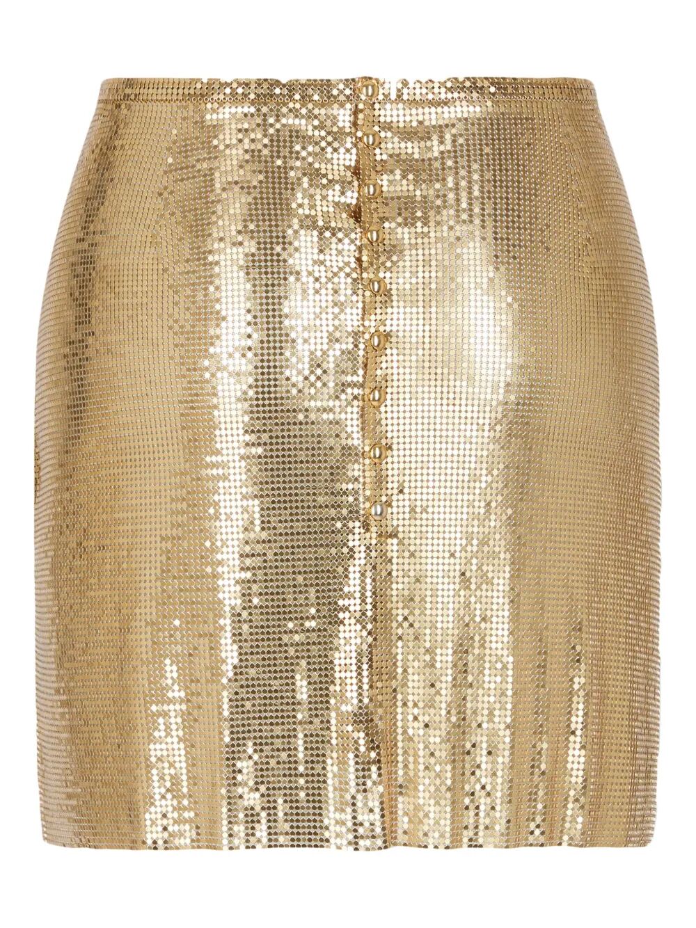 MINI METALLIC SKIRT Paco Rabanne