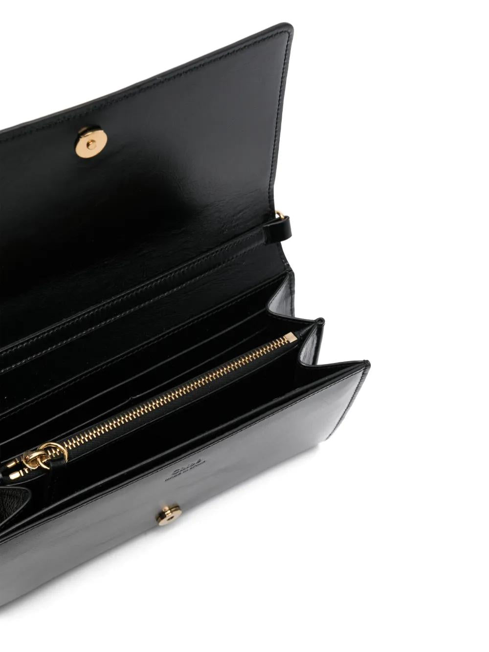 WALLET WITH FLAP AND CHAIN ICONIC Chloé