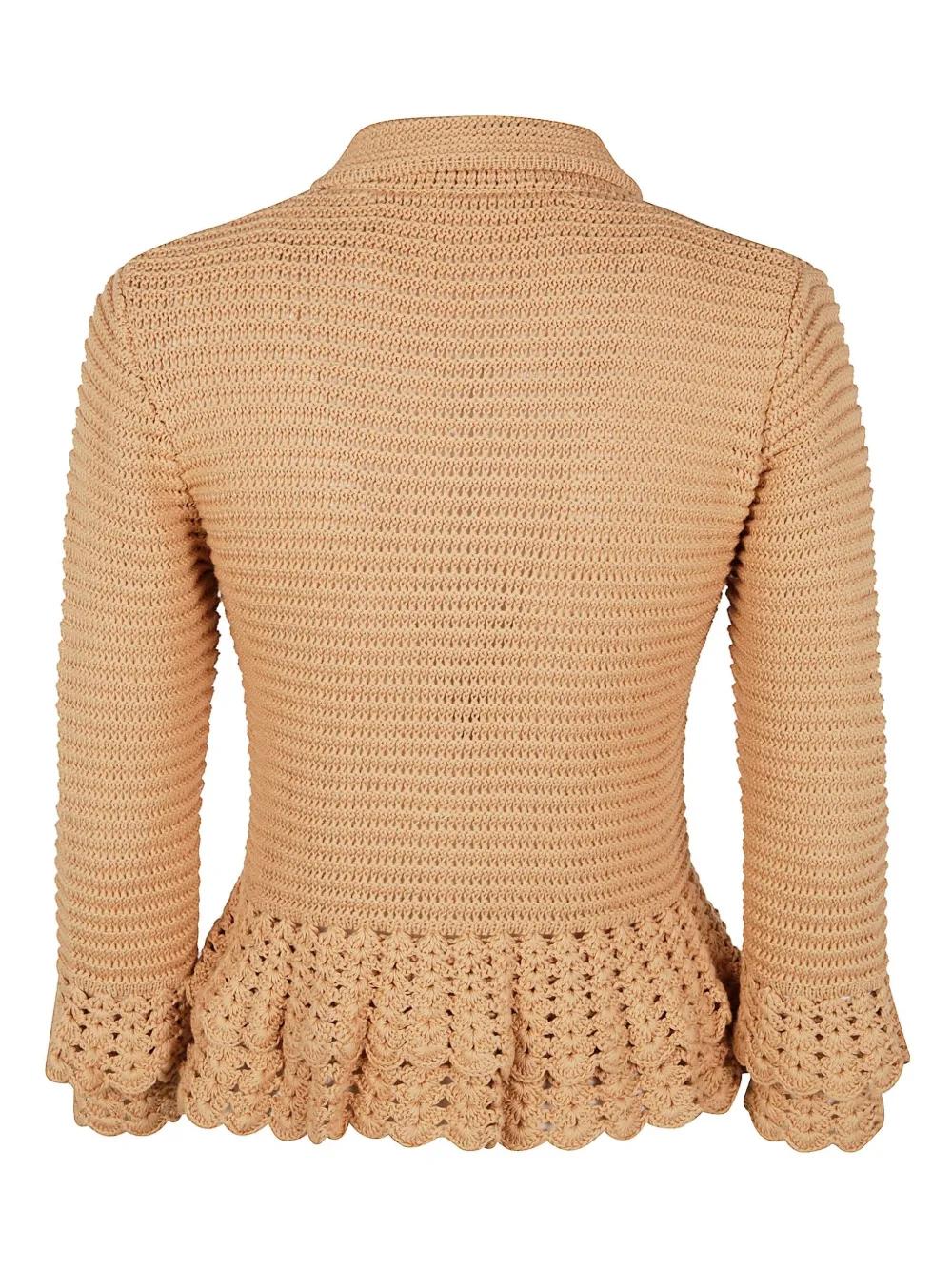 CROCHET KNIT CARDIGAN Chloé