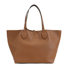 Beige and ebony GG canvas reverse side of Gucci Totissima tote bag by Gucci