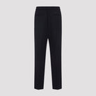 Very dark navy Paul Smith tailored trousers, detail view by Paul Smith