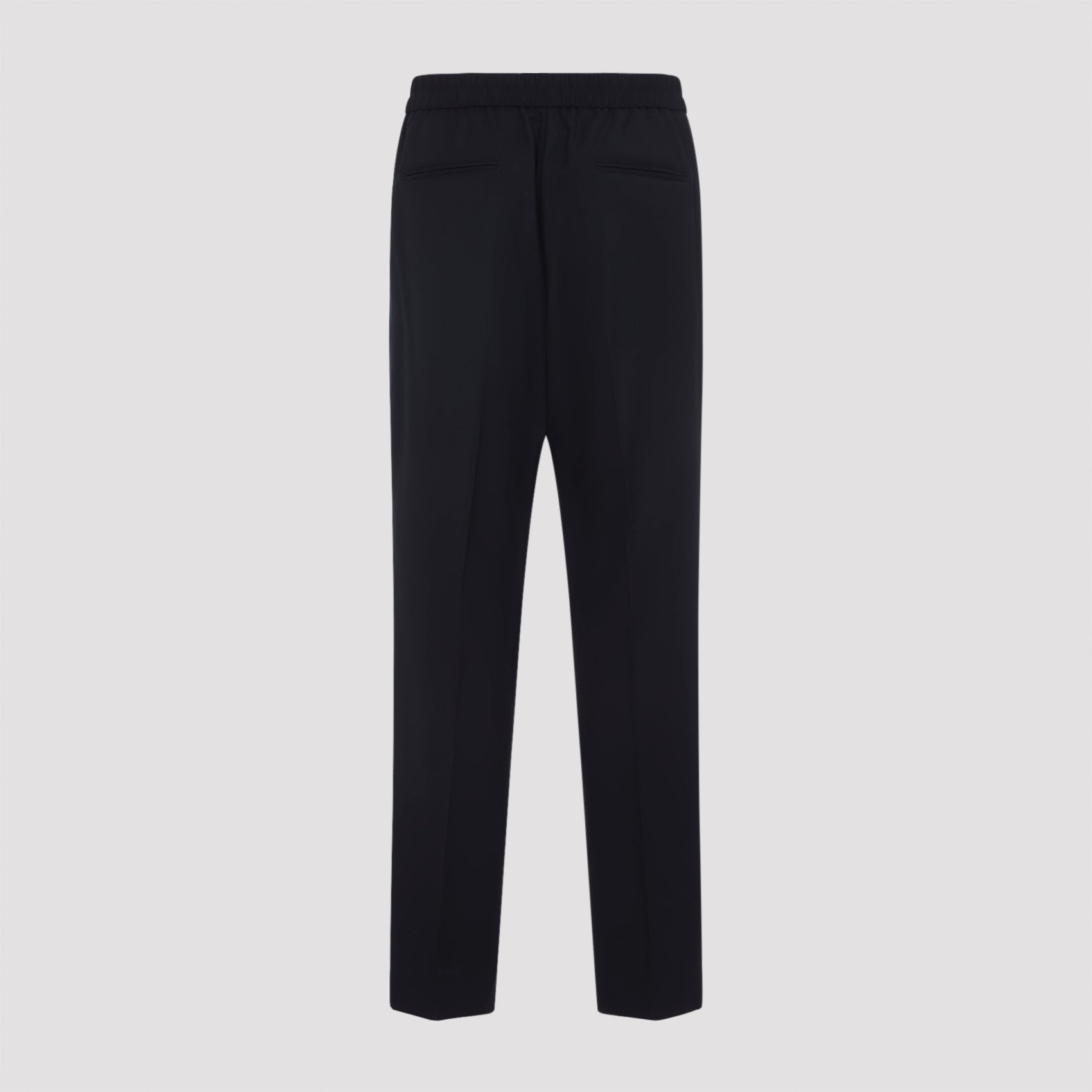 Very dark navy Paul Smith tailored trousers, detail view by Paul Smith