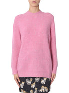 CREW NECK SWEATER MSGM PINK XS