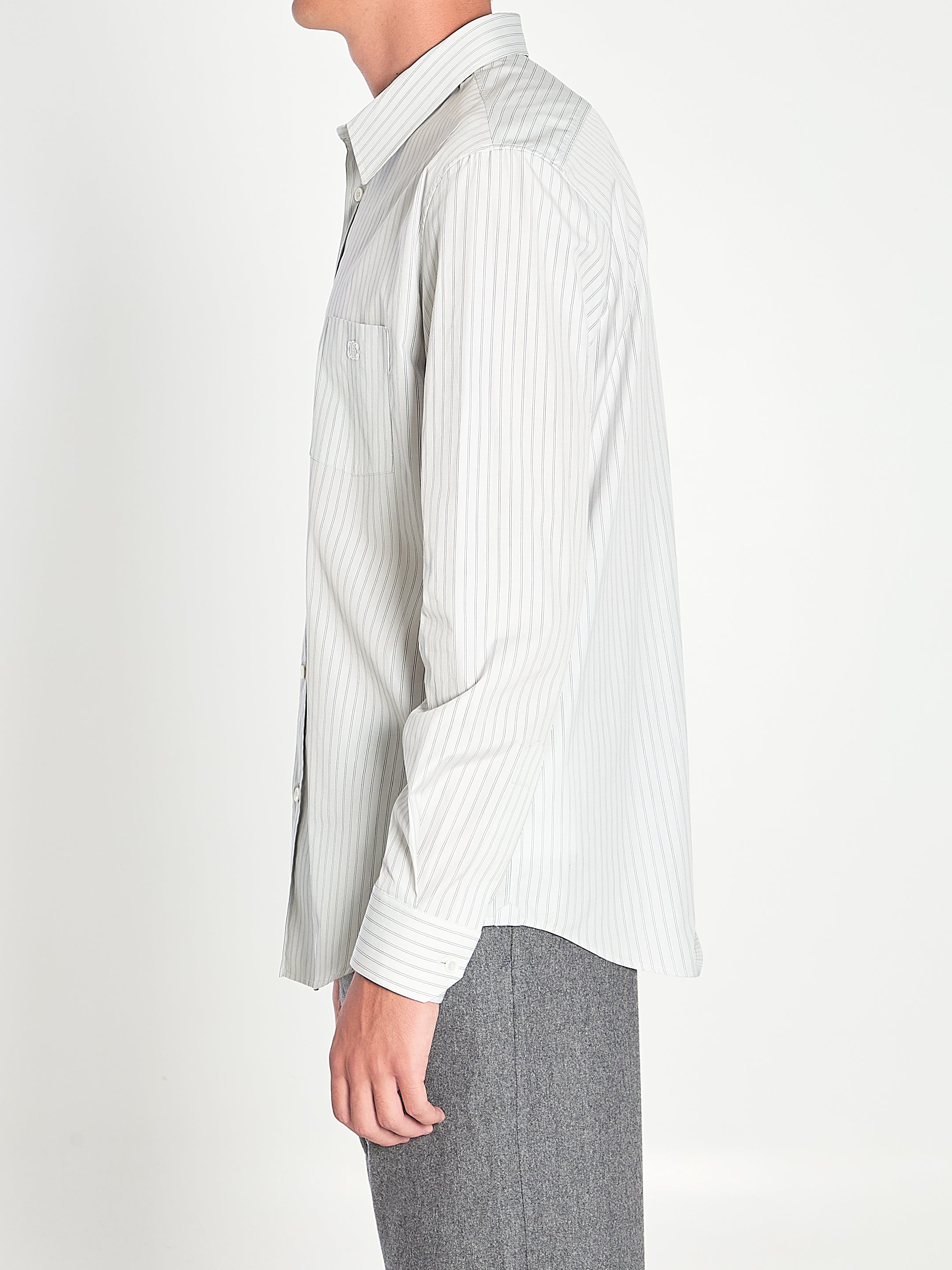 STRIPED COTTON SHIRT Celine
