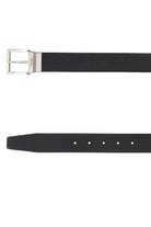 BLACK LEATHER REVERSIBLE BELT Prada