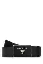 BLACK LEATHER BELT Prada BLACK 80