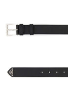 LEATHER BELT WITH METAL BUCKLE Prada