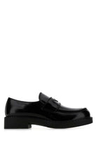 BLACK LEATHER LOAFERS Prada BLACK 4