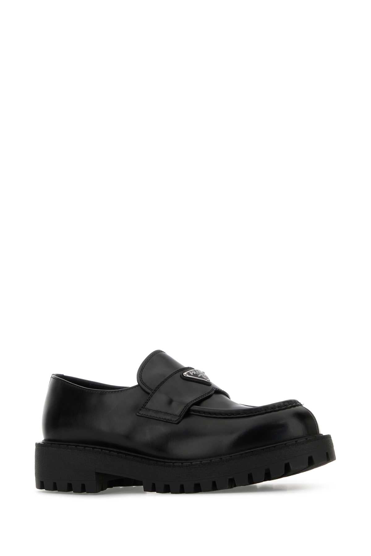 LEATHER LOAFERS Prada