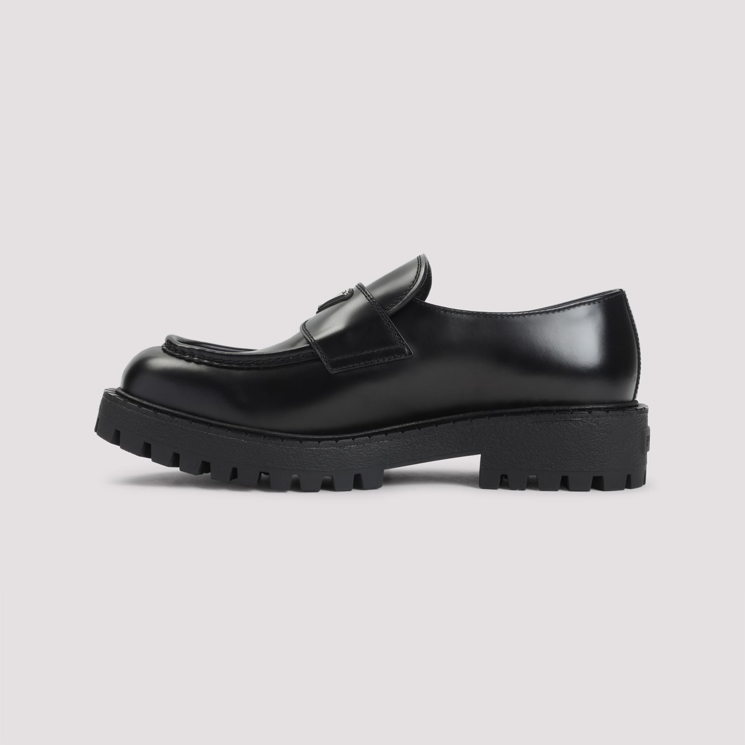 LEATHER LOAFERS Prada
