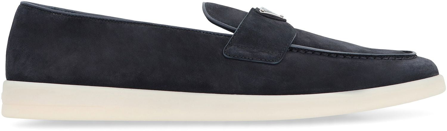 SUEDE LOAFERS Prada