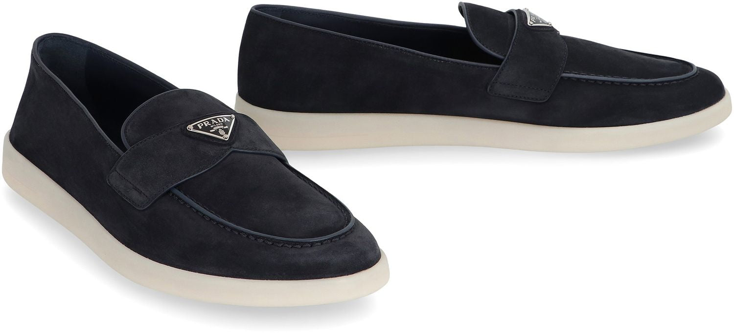 SUEDE LOAFERS Prada