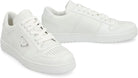 DOWNTOWN LEATHER LOW-TOP SNEAKERS Prada