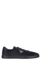 SUEDE LOW-TOP SNEAKERS Prada blue 10