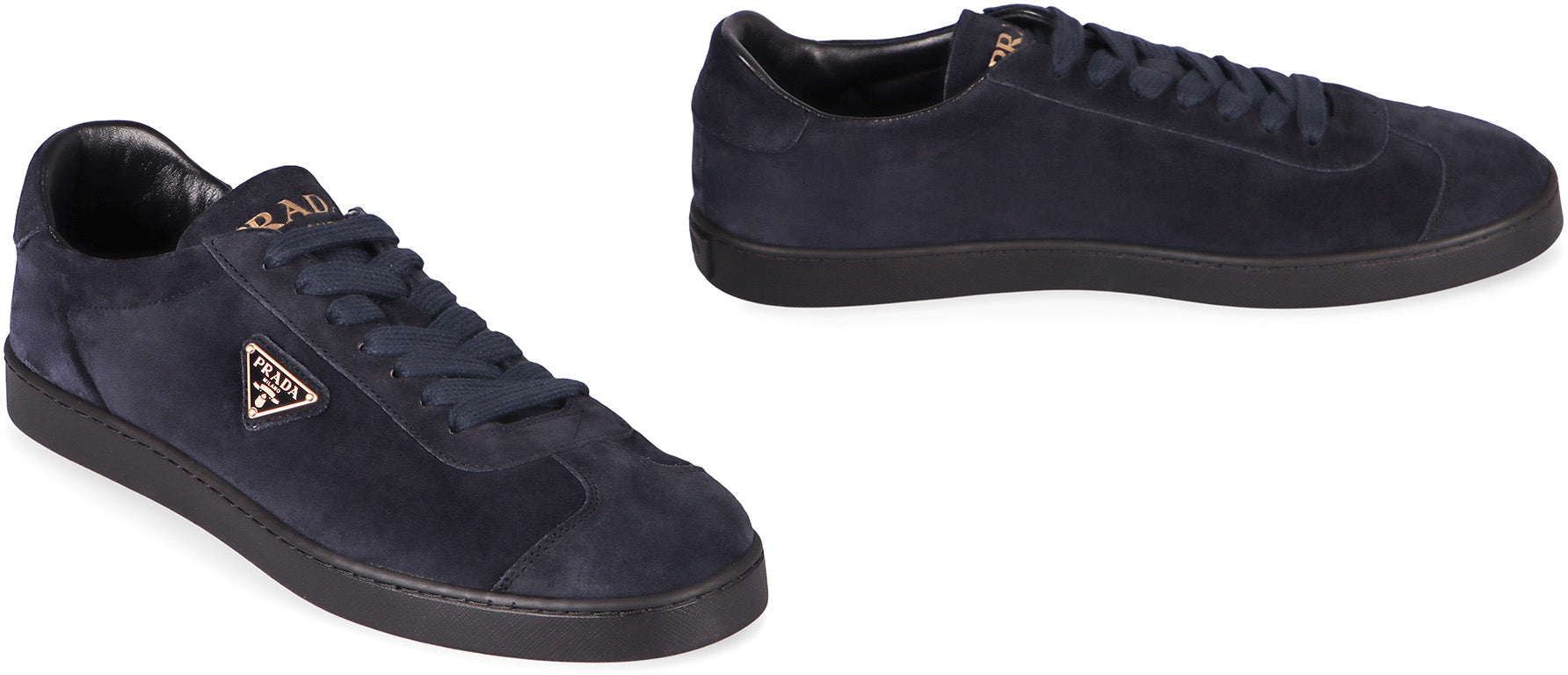 SUEDE LOW-TOP SNEAKERS Prada
