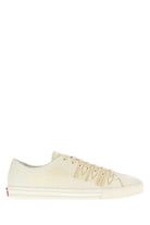 IVORY LEATHER SNEAKERS Prada WHITE 10