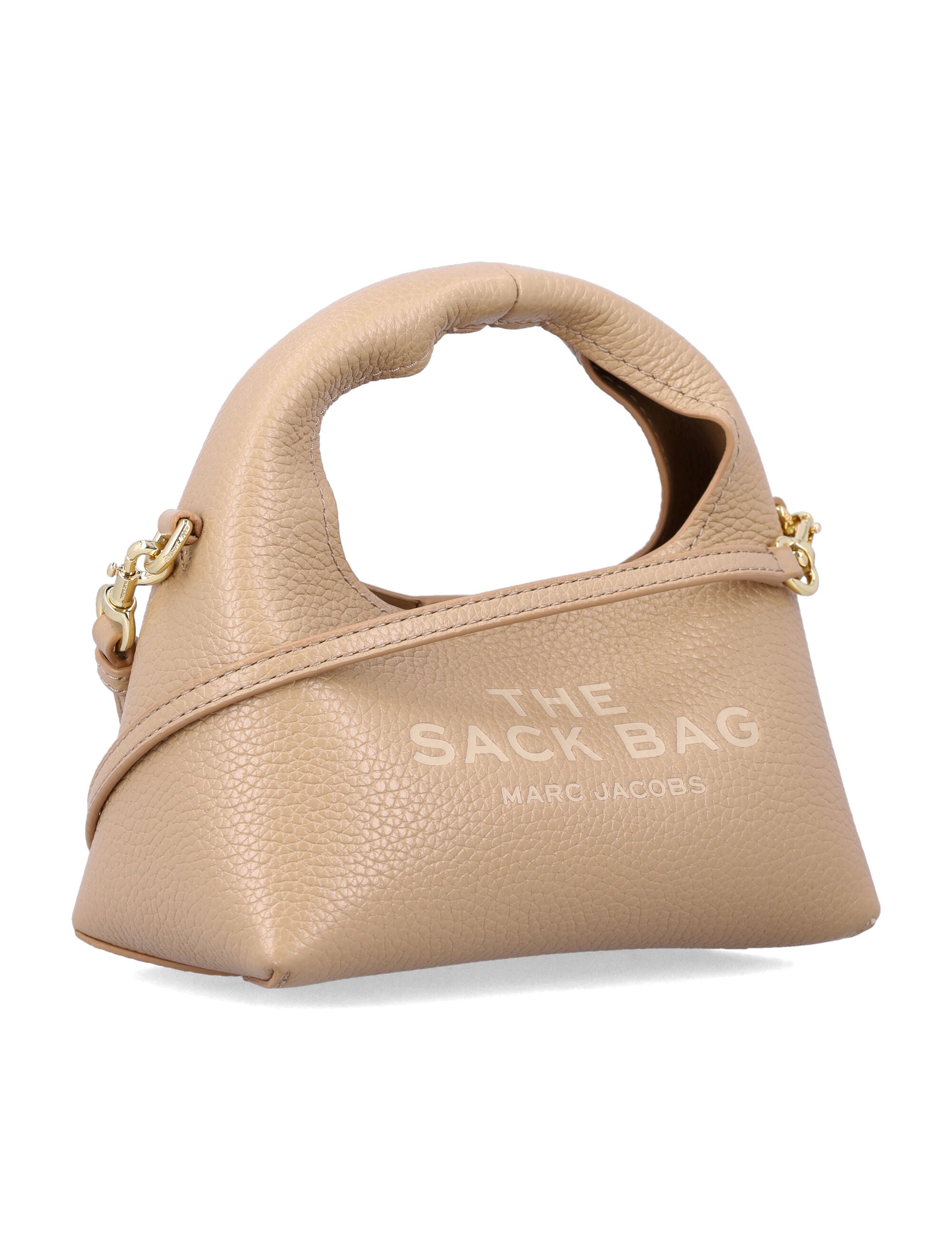 MARC JACOBS THE MICRO CROSSBODY SACK BAG IN FULL-GRAIN LEATHER